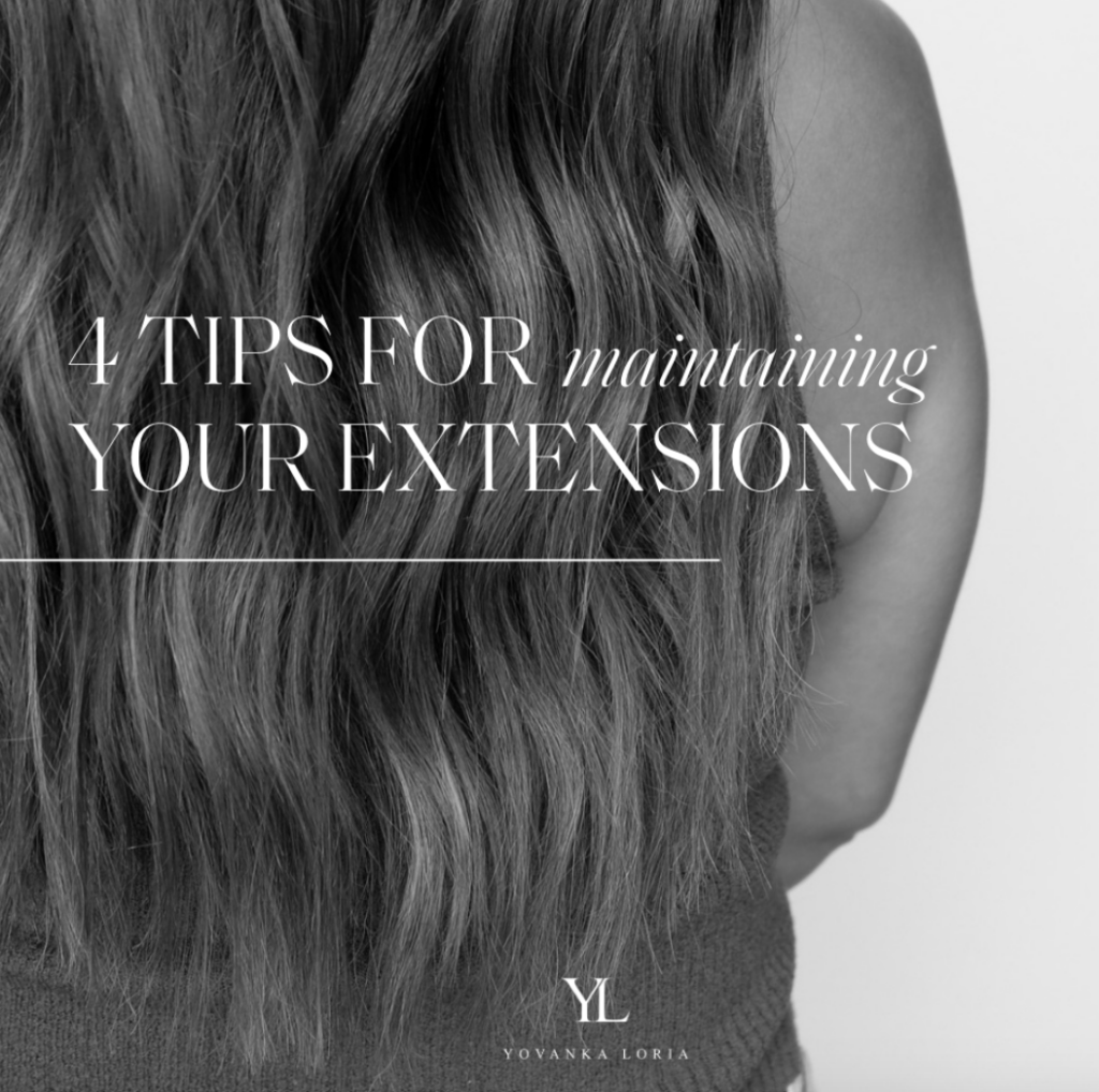 maintaining hair extensions